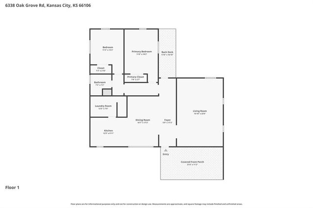 6338 Oak Grove Road, Kansas City, KS 66106