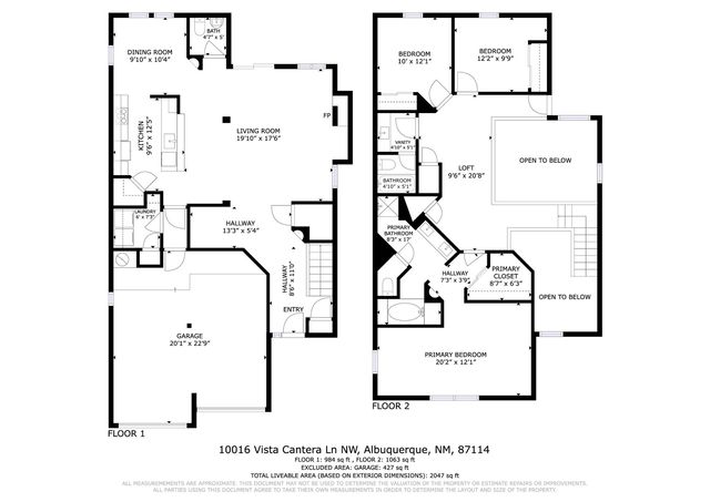 10016 Vista Cantera Lane NW, Albuquerque, NM 87114