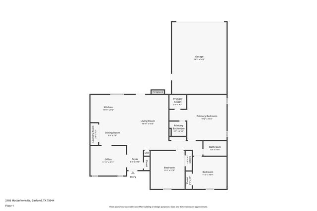 2105 Matterhorn Drive, Garland, TX 75044