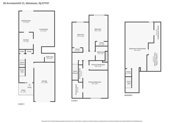20 Arrowsmith Court, Old Bridge, NJ 07747