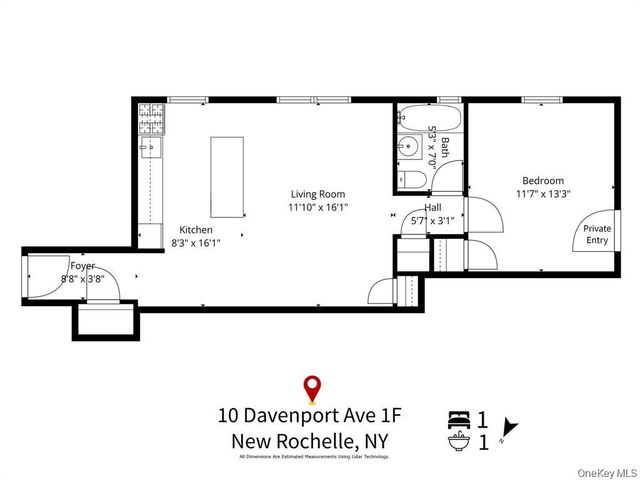 10 DAVENPORT Avenue 1N, New Rochelle, NY 10801