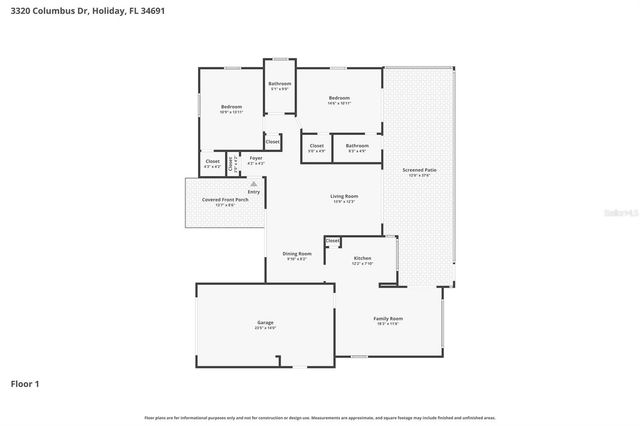 3320 COLUMBUS DRIVE, Holiday, FL 34691