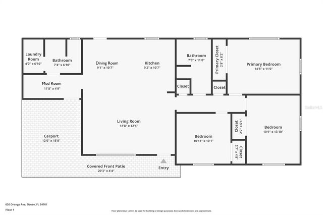 626 ORANGE AVENUE, Ocoee, FL 34761