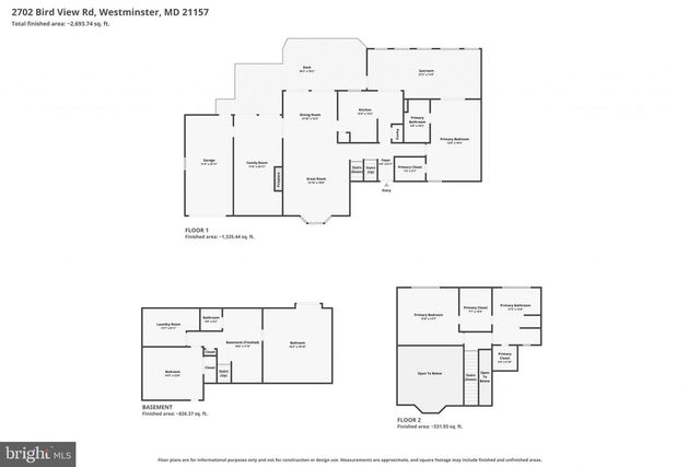 2702 BIRD VIEW RD, Westminster, MD 21157