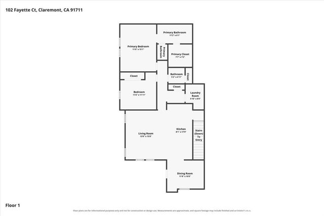 102 Fayette Court, Claremont, CA 91711