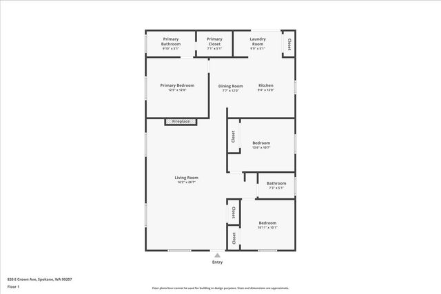 820 E Crown Ave, Spokane, WA 99207