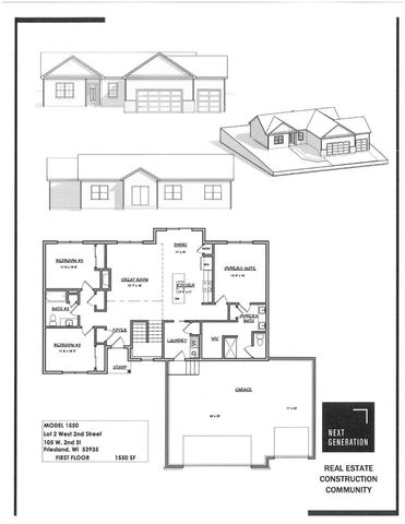105 W 2nd Street, Friesland, WI 53935