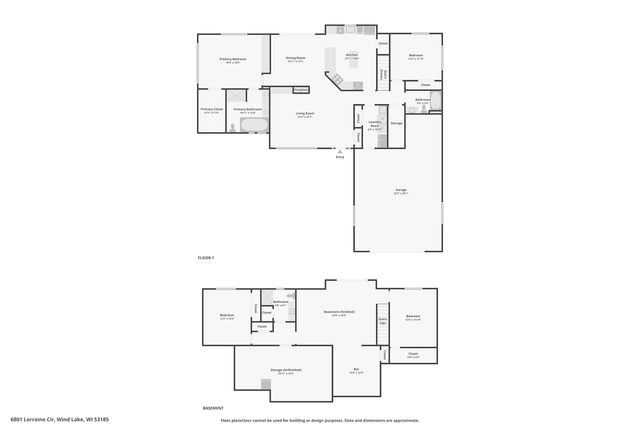 6801 Lorraine CIRCLE, Wind Lake, WI 53185