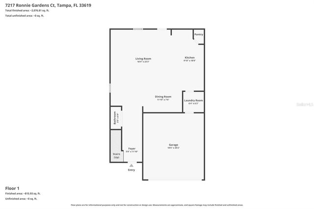 7217 RONNIE GARDENS COURT, Tampa, FL 33619