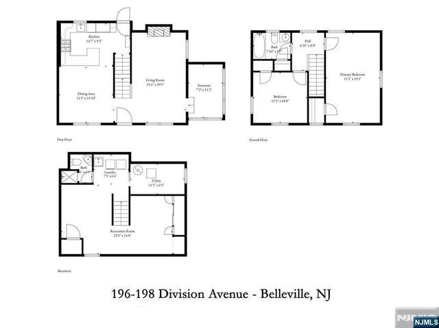 196-198 Division Avenue, Belleville, NJ 07109