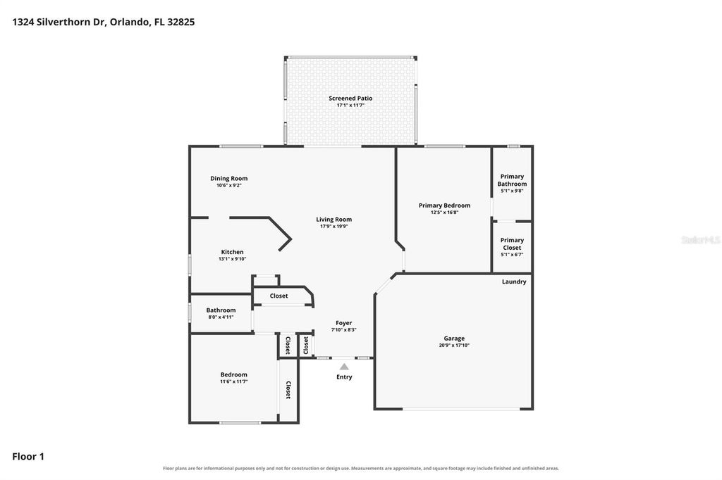 Image 45 of property listing at 1324 SILVERTHORN DRIVE, Orlando, FL 32825
