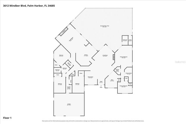 3612 WINDBER BOULEVARD, Palm Harbor, FL 34685