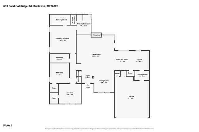 633 Cardinal Ridge Road, Burleson, TX 76028