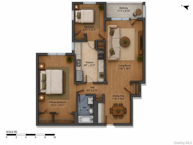 67-50 Thornton Place 1D, Forest Hills, NY 11375