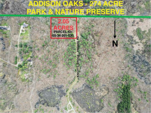 2.05 Acres VL - KNIGHTS BRIDGE Road, Addison Township, MI 48367