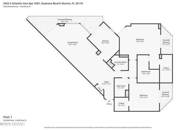 2425 S Atlantic Ave Apt 1607, Daytona Beach Shores, FL 32118
