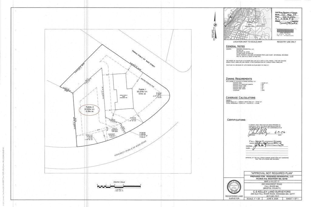Parcel 2 Highcrest Rd, Fall River, MA 02720