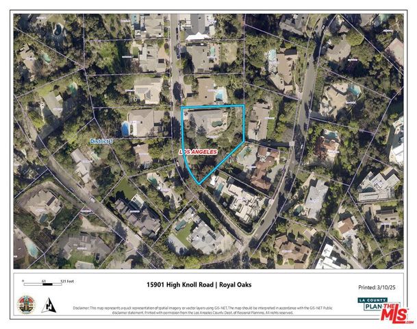 15901 High Knoll Road, Encino, CA 91436