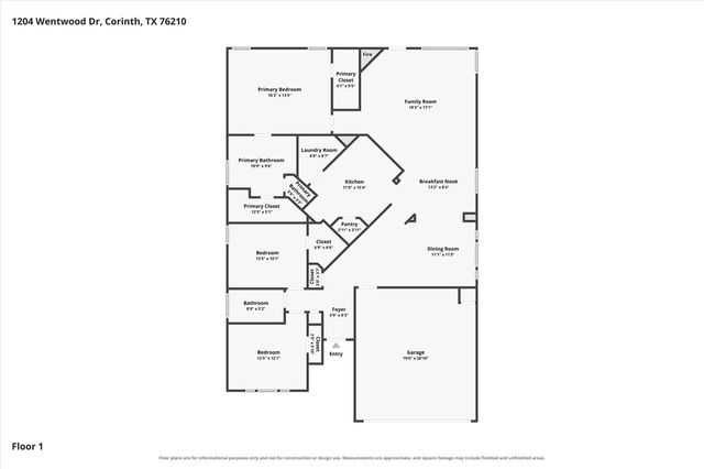 1204 Wentwood Drive, Corinth, TX 76210
