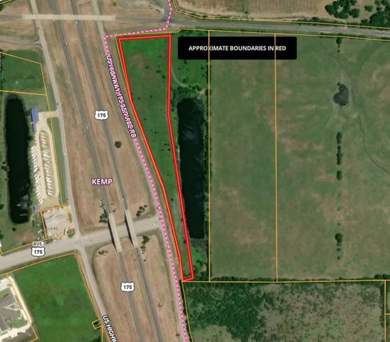 12101 US Highway 175 Service Rd., Kemp, TX 75143