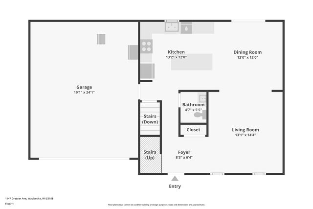 1147 Dresser AVENUE, Waukesha, WI 53188
