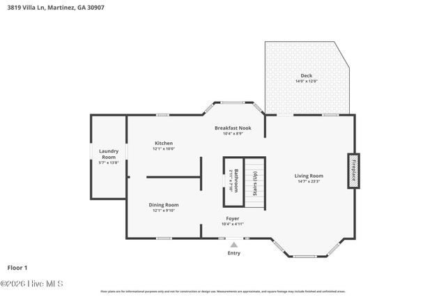 3819 Villa Lane, Martinez, GA 30907