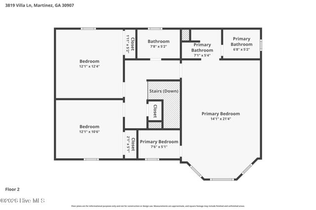 3819 Villa Lane, Martinez, GA 30907
