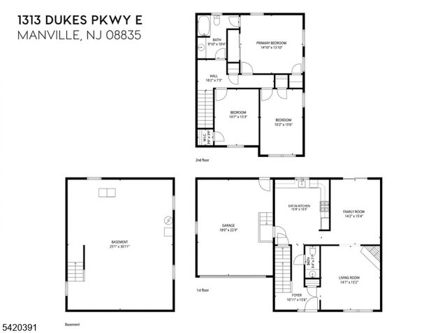 1313 Dukes Pkwy E, Manville Boro, NJ 08835