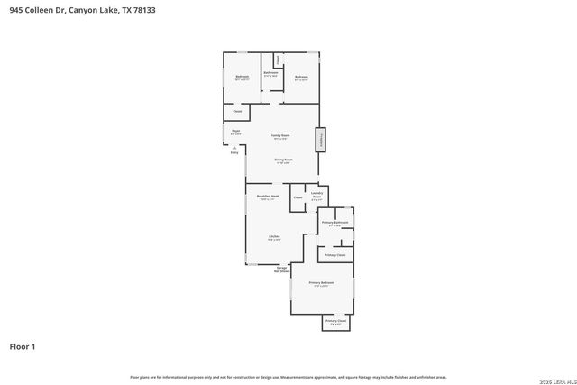 945 Colleen, Canyon Lake, TX 78133