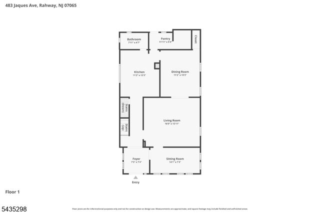 483 Jaques Ave, Rahway City, NJ 07065