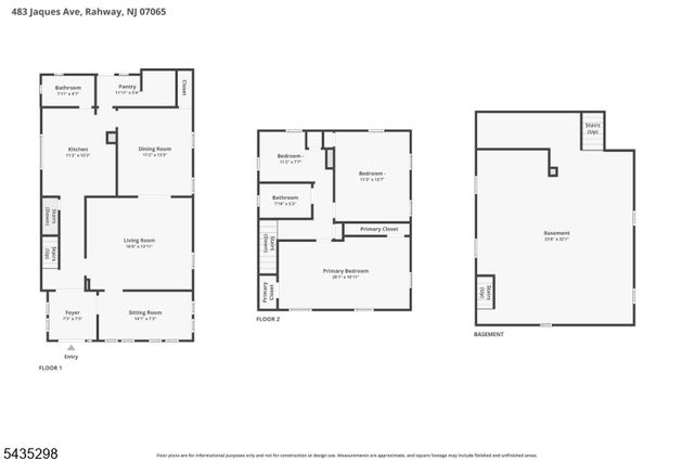483 Jaques Ave, Rahway City, NJ 07065
