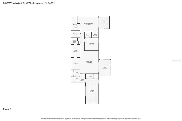 6947 WOODWIND DRIVE 77, Sarasota, FL 34231