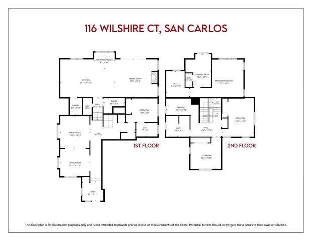 116 Wilshire Court, San Carlos, CA 94070