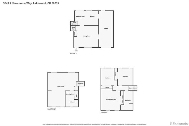 3643 S Newcombe Way, Lakewood, CO 80235