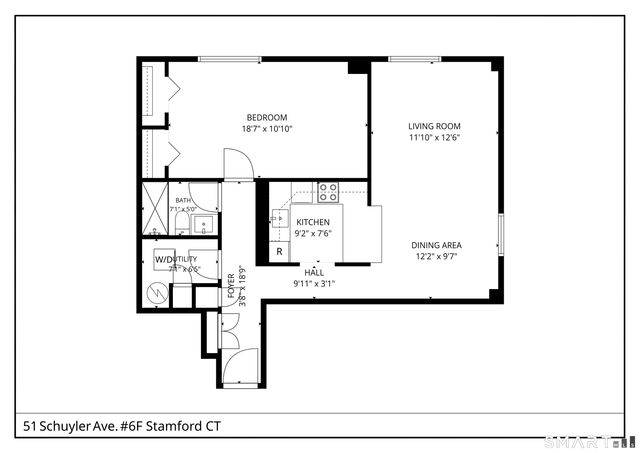 51 Schuyler Avenue 6F, Stamford, CT 06902