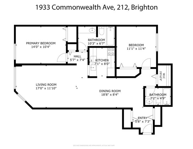 1933 Commonwealth Avenue 212, Boston, MA 02135