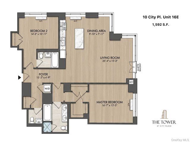 10 City Place 16E, White Plains, NY 10601