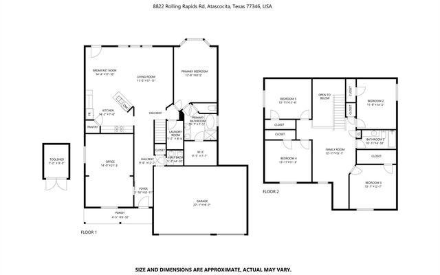 8822 Rolling Rapids Road, Humble, TX 77346