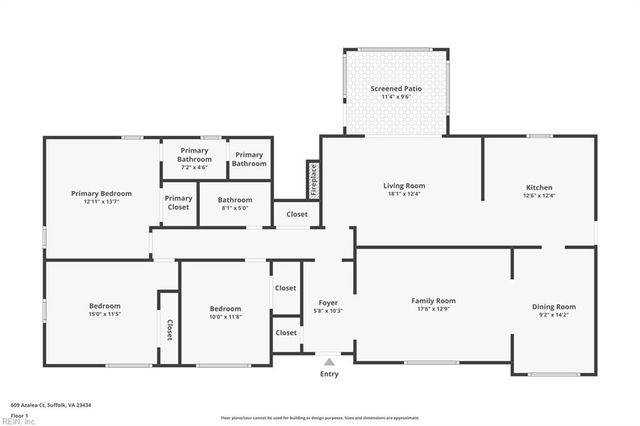 609 Azalea CT, Suffolk, VA 23434