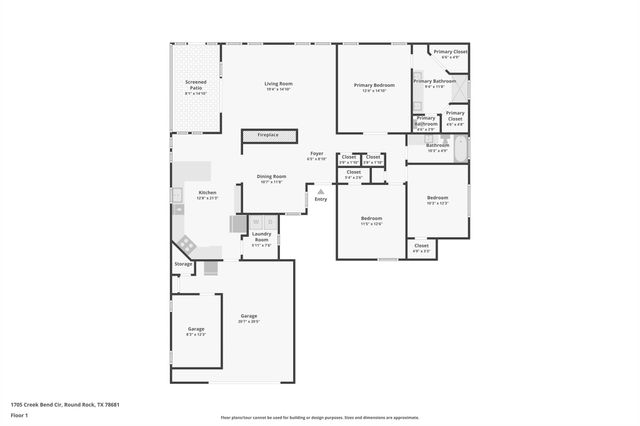 1705 Creek Bend CIR, Round Rock, TX 78681