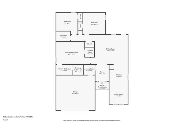 16 S Arties Ln, Spokane Valley, WA 99016