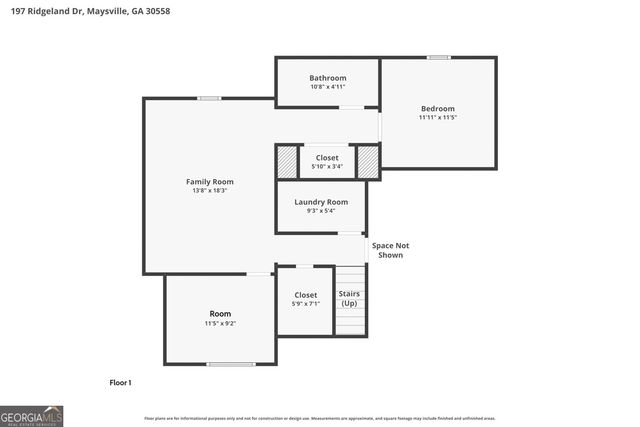 197 Ridgeland Drive, Maysville, GA 30558