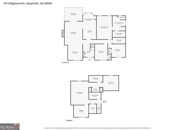 197 Ridgeland Drive, Maysville, GA 30558