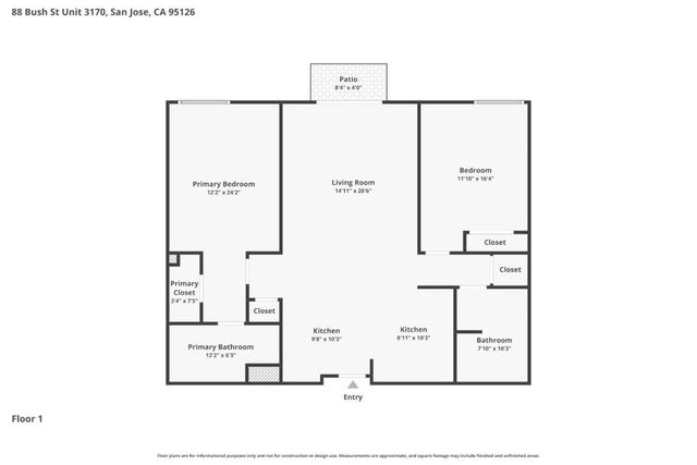 88 Bush Street 3170, San Jose, CA 95126