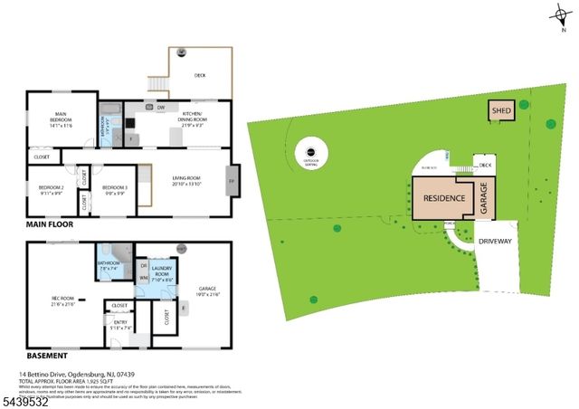 14 Bettino Dr, Ogdensburg Boro, NJ 07439