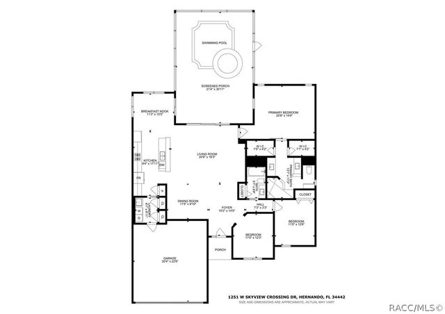 1251 W Skyview Crossing Drive, Hernando, FL 34442