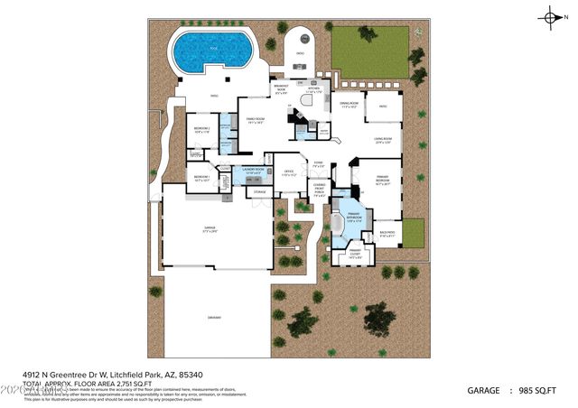 4912 N GREENTREE DR. W Drive W, Litchfield Park, AZ 85340