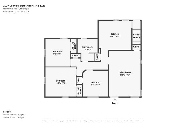 2530 Cody Street, Bettendorf, IA 52722