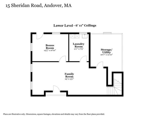15 Sheridan Road, Andover, MA 01810