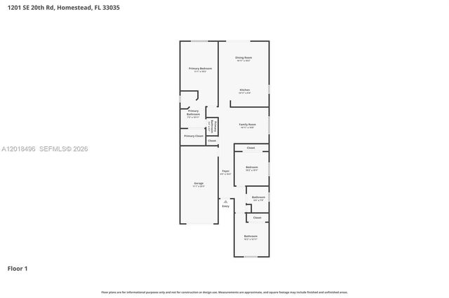1201 SE 20th Rd, Homestead, FL 33035